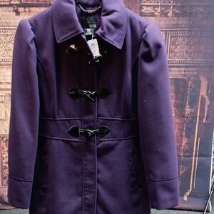 Anna Rich Purple Pea Coat